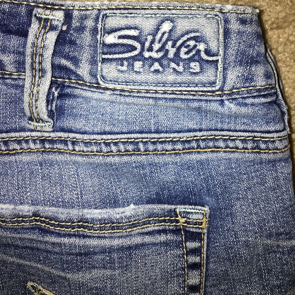 SILVER AIKO capri jeans - light washed - awesome - Picture 2 of 7